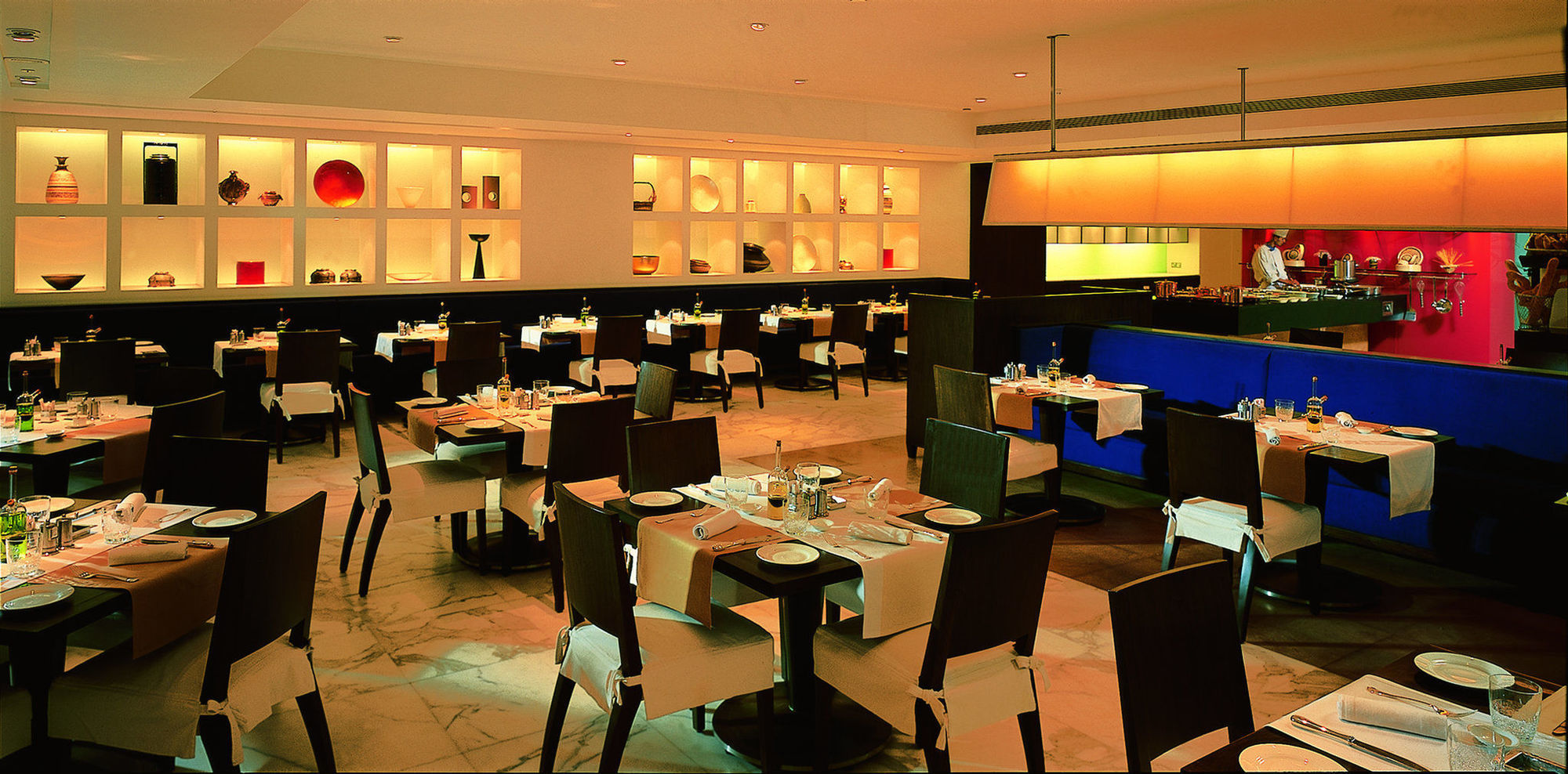 Trident Nariman Point Hotell Mumbai Restaurant bilde